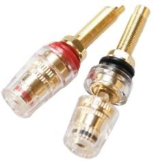 BINDING POST M8 / 24 MM GOLD PLATED