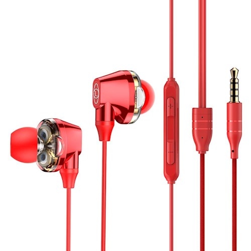 BASEUS WIRE EARPHONES ENOCK H10 RED