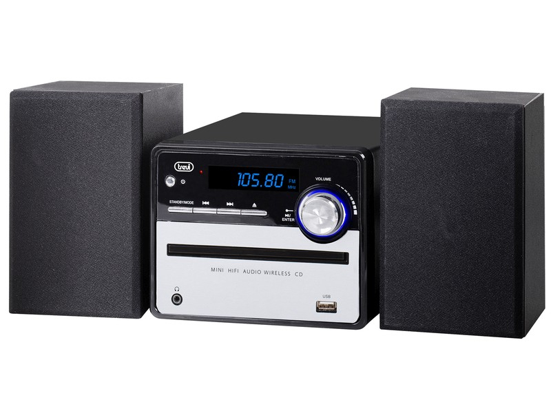 TREVI HCX 10F6 MINI STEREO SUSTAV + AW + CD + USB CRNI