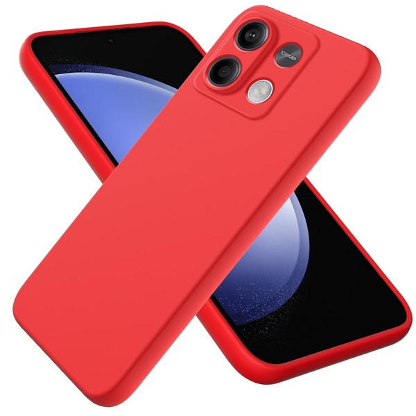 SILIKONSKA ZADNJA MASKA ZA XIAOMI REDMI NOTE 13 5G CRVENA