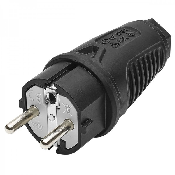 SOMMERCABLE SCHUKO TYPE E/F POWER CONNECTOR 16A IP54 Ø13mm