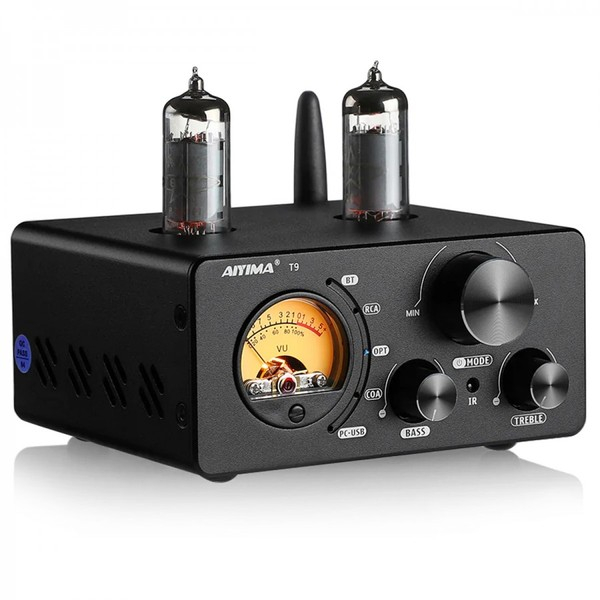 AIYIMA T9 POJAČALO TPA3250 TUBES 2x 6K4 BLUETOOTH 5.0 2x60W 4 OHM