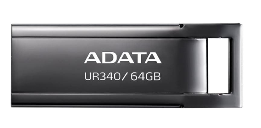 ADATA PENDRIVE UR340 64GB USB3.2 GEN1 CRNI