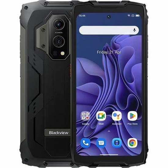 BLACKVIEW BV9300 BASIC 12GB 256GB DUAL CRNI SA UGRAĐENOM SVJETILJKOM