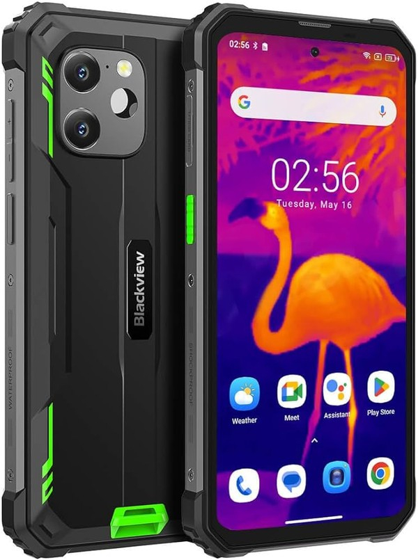 BLACKVIEW BV8900 4G 8GB 256GB DUAL CRNO-ZELENI S TERMALNOM KAMEROM