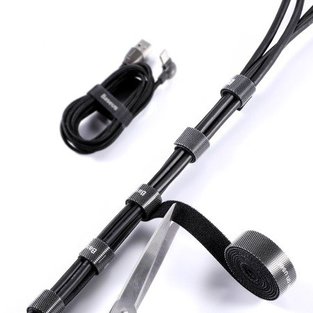 BASEUS ORGANIZATOR KABLOVA NA ČIČAK 1M CRNI