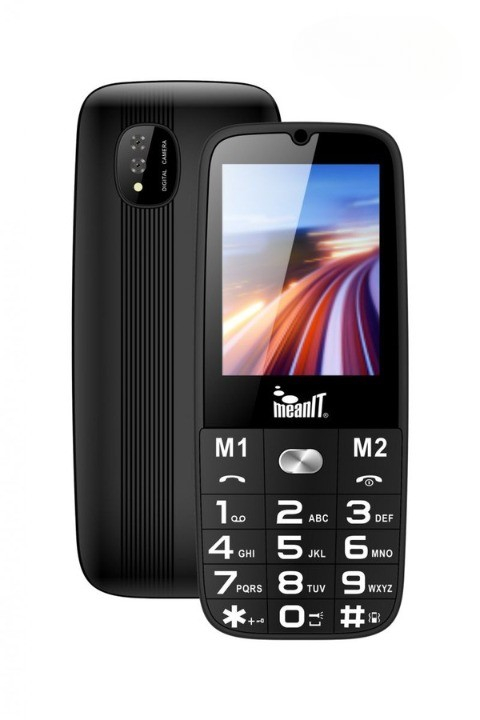 MEANIT SENIOR 15 TELEFON NA TIPKE DUAL CRNI