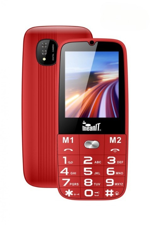 MEANIT SENIOR 15 TELEFON NA TIPKE DUAL CRVENI