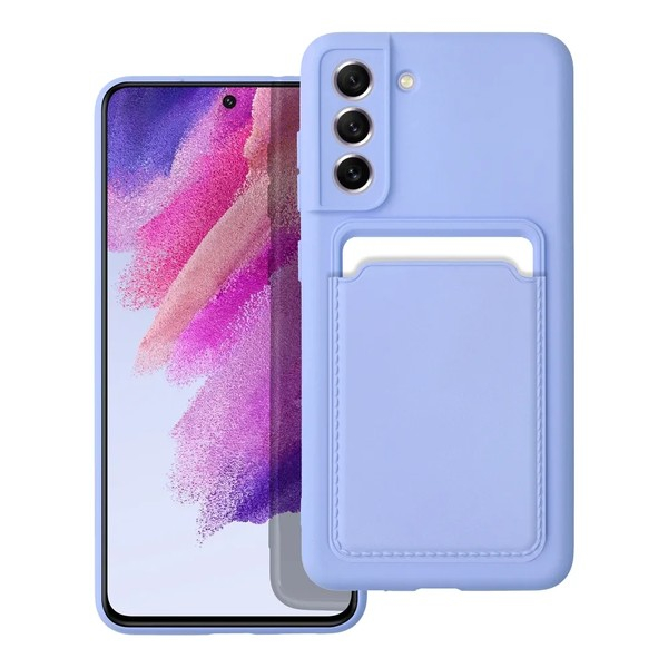 ZADNJA MASKA CARD CASE ZA SAMSUNG GALAXY S21 FE LJUBIČASTA