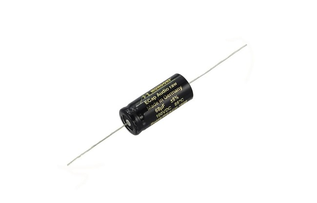 MUNDORF ECAP RAW | ECAP100-68 | 68 µF | 5% | 100 V | ELECTROLYTIC NON-POLARIZED CAP