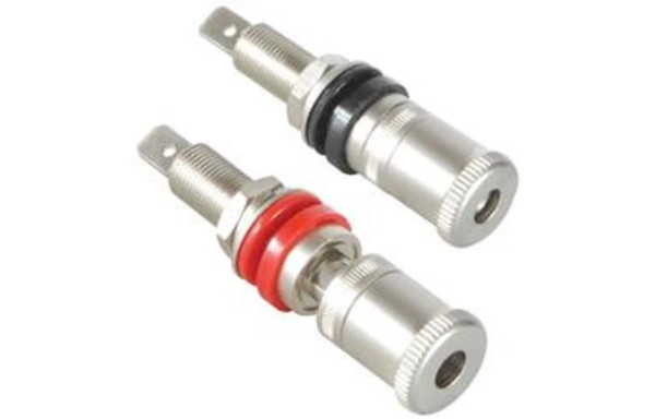 DAYTON AUDIO BPP-SN PREMIUM BINDING POST PAIR SATIN NICKEL