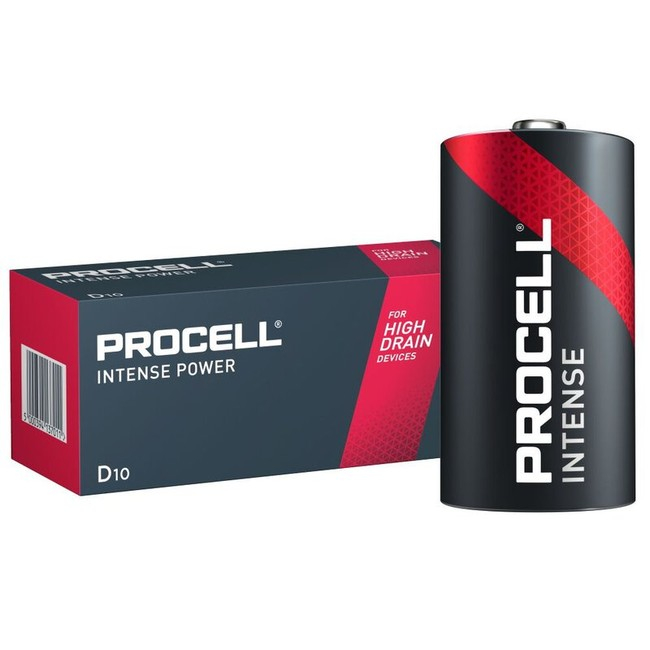 DURACELL PROCELL INTENSE LR20 D ALKALNA BATERIJA 10KOM