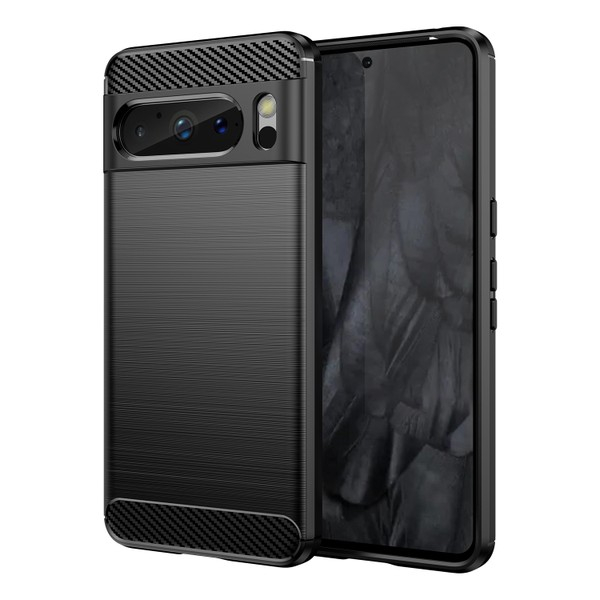 ZADNJA MASKICA CARBON TPU ZA GOOGLE PIXEL 8 PRO CRNA