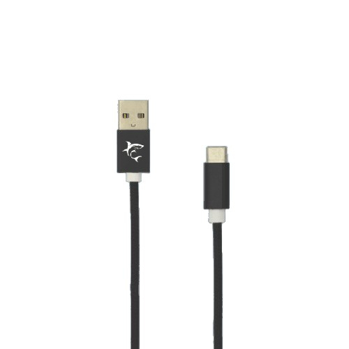 WHITE SHARK ADDER KABEL USB->TYPE-C 2.0 M/M 2M