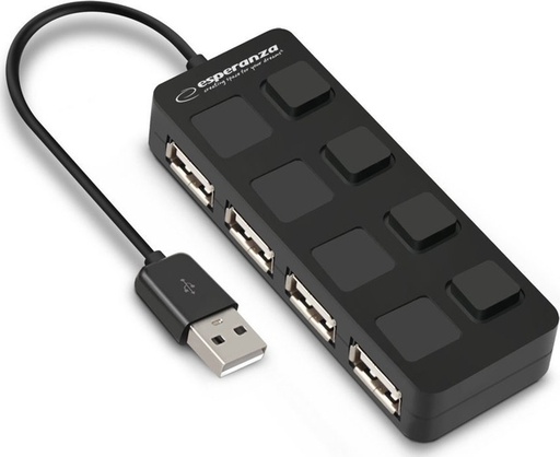 ESPERANZA 4 PORT USB 2.0 HUB EA161
