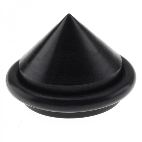 SPIKES M4 ALUMINIUM RUBBER Ø41x28MM BLACK (UNIT)