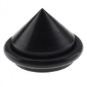SPIKES M4 ALUMINIUM RUBBER Ø41x28MM BLACK (UNIT)