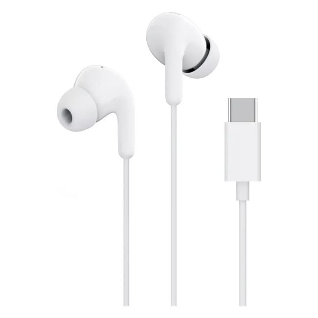 XIAOMI TYPE-C EARPHONES - ŽIČNE SLUŠALICE BIJELE