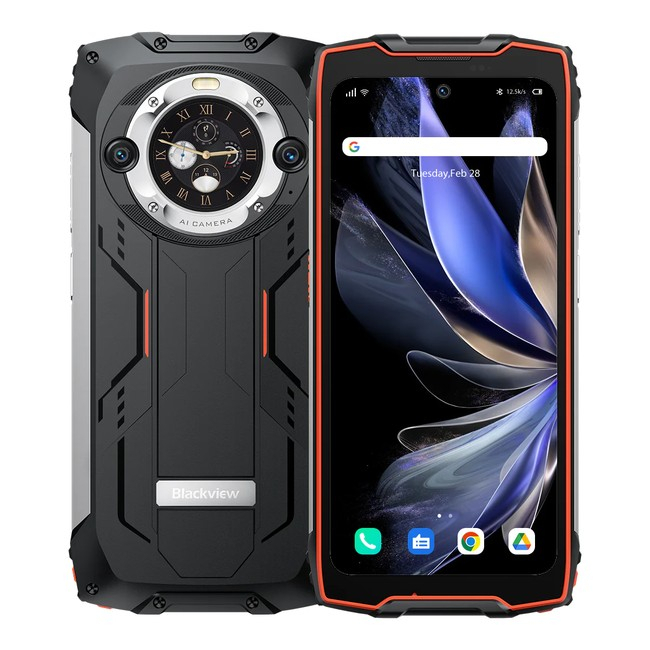 BLACKVIEW BV9300 PRO 4G 8GB 256GB DUAL SIM CRNO-NARANČASTI