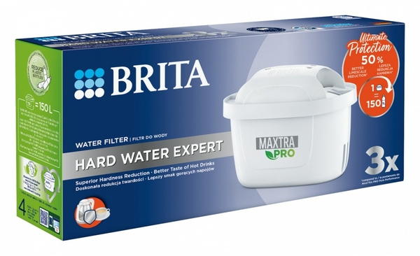 BRITA MAXTRA PRO HARD WATER EXPERT ZAMJENSKI FILTER ULOŠCI ZA TVRDU VODU 3 KOM