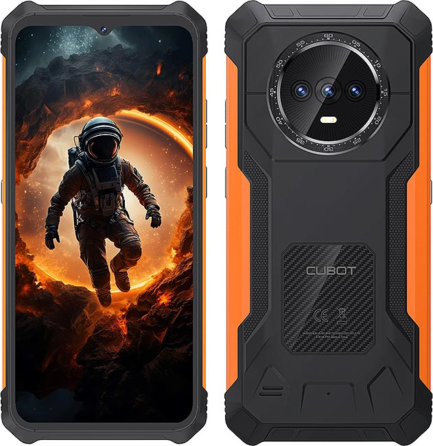 CUBOT KING KONG ES 4G 6GB RAM 128GB DUAL SIM CRNO-NARANČASTI