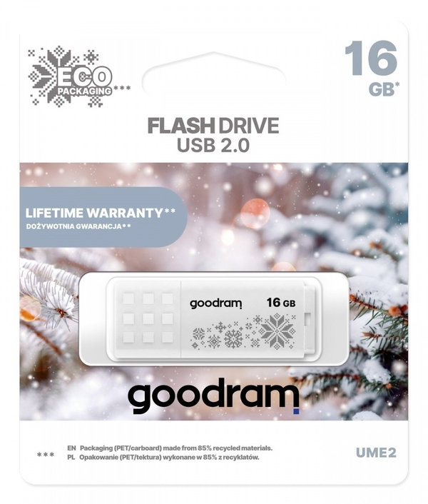 GOODRAM PENDRIVE UME2 16GB USB 2.0 WINTER