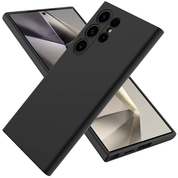 SILIKONSKA ZADNJA MASKICA ZA SAMSUNG GALAXY S25 ULTRA CRNA