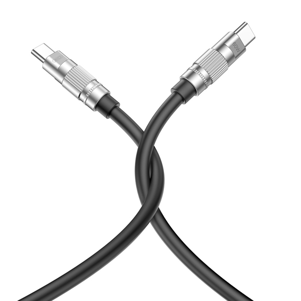 XO KABEL NB-Q228B USB-C - USB-C 1,2M 60W CRNI