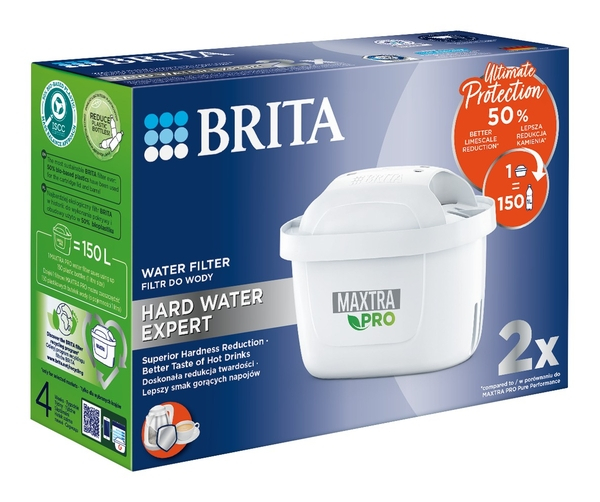 BRITA MAXTRA PRO HARD WATER EXPERT ZAMJENSKI FILTER ULOŠCI ZA TVRDU VODU 2 KOM