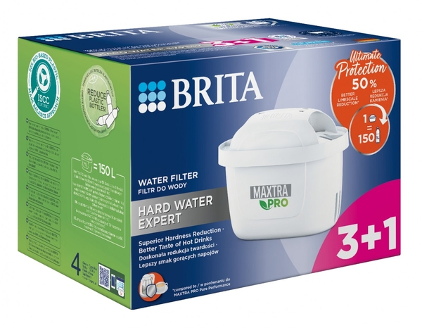 BRITA MAXTRA PRO HARD WATER EXPERT ZAMJENSKI FILTER ULOŠCI ZA TVRDU VODU 3+1 KOM