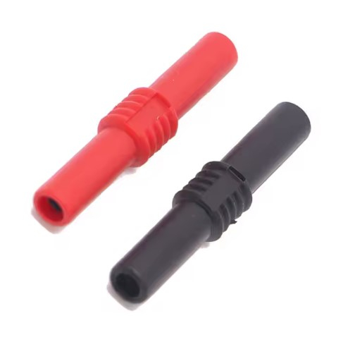 INSULATED BANANA SOCKET FEMALE ADAPTER EXTENSION 4MM (PAIR)