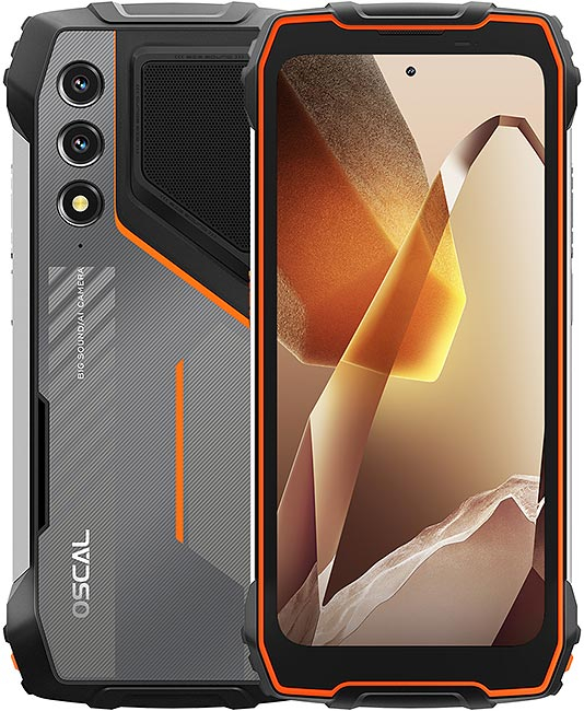 BLACKVIEW OSCAL PILOT 1 6GB RAM 256GB DUAL CRNO-NARANČASTI