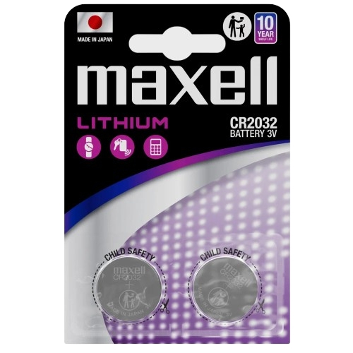 MAXELL DUGMASTA BATERIJA CR2032 LITIJ-ION BLISTER, 2 KOM