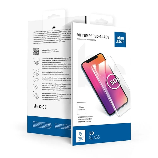 BLUE STAR ZAŠTITNO KALJENO STAKLO 5D ZA SAMSUNG GALAXY S24 ULTRA CRNO
