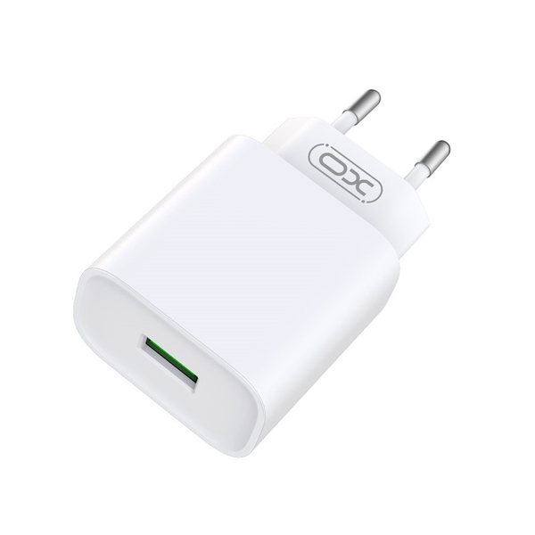 XO ZIDNI PUNJAČ CE02D QC 3.0 18W 1x USB BIJELI