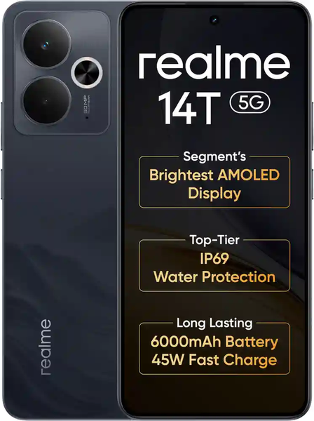 REALME 14T 5G 8GB RAM 256GB DUAL SIM CRNI