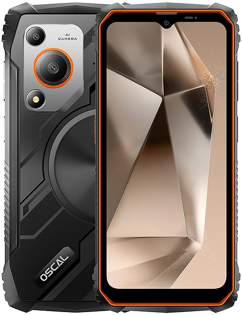 BLACKVIEW OSCAL MARINE 1 4G 4GB 128GB DUAL CRNO-NARANČASTI