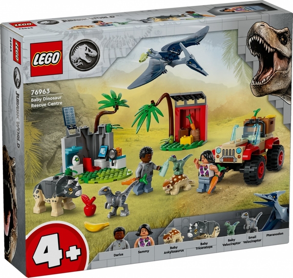 LEGO JURSKI SVIJET 76963 - CENTAR ZA SPAŠAVANJE MALIH DINOSAURA