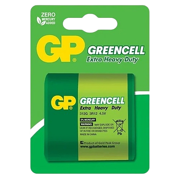3R12 4.5V GP GREENCELL ZINC CARBON BATERIJA