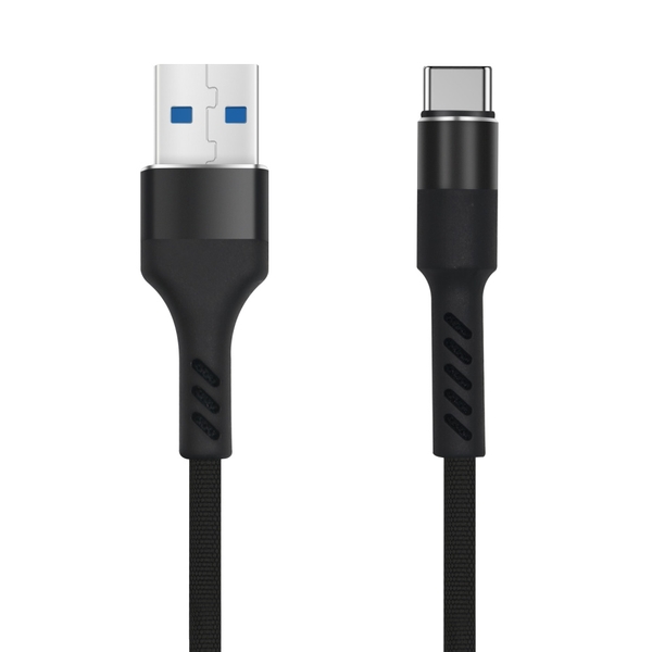 MAXLIFE MXUC-01 USB NA USB-C 1,0 M 2A KABEL CRNI