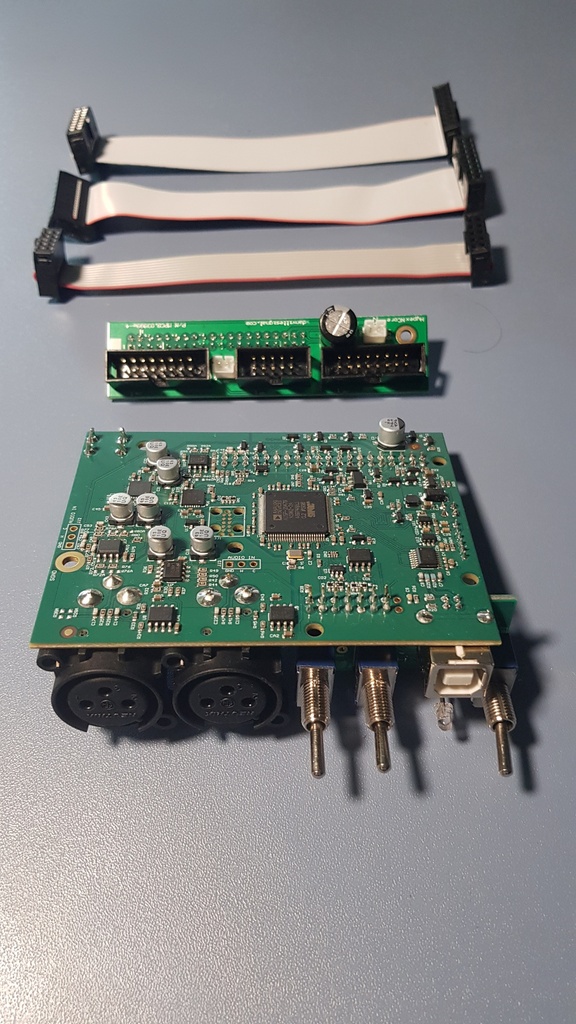 DANVILLE SIGNAL DSP A.03983E-4-D BOARD WITH HYPEX ADAPTER AND CABLES