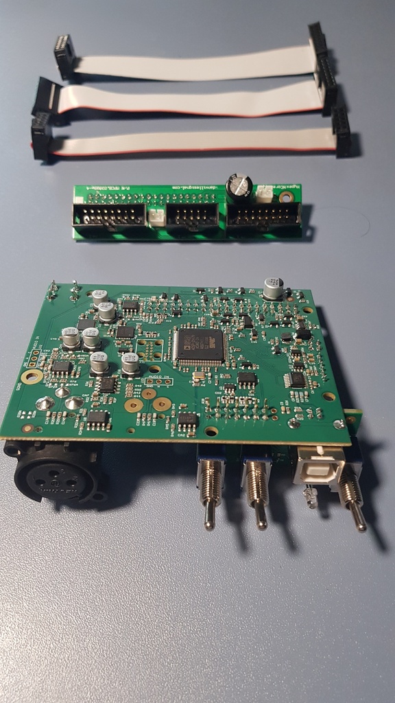 DANVILLE SIGNAL DSP A.03984E-4-D BOARD WITH HYPEX ADAPTER AND CABLES