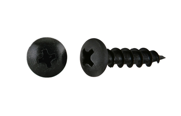 DEEP THREAD PAN HEAD SCREW BLACK | 4.2 mm x 19.1 mm