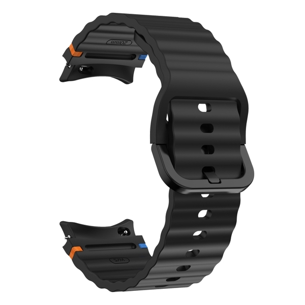 SILIKONSKA NARUKVICA ZA SAMSUNG GALAXY WATCH 7 40 / 44 MM CRNA