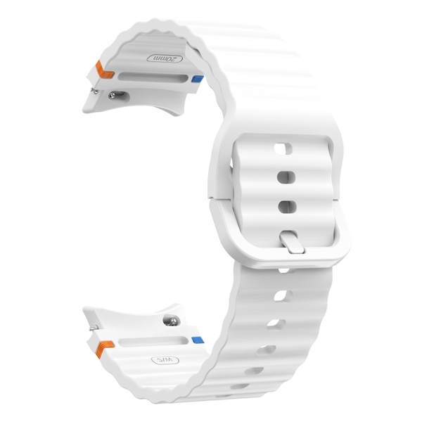SILIKONSKA NARUKVICA ZA SAMSUNG GALAXY WATCH 7 40 / 44 MM BIJELA