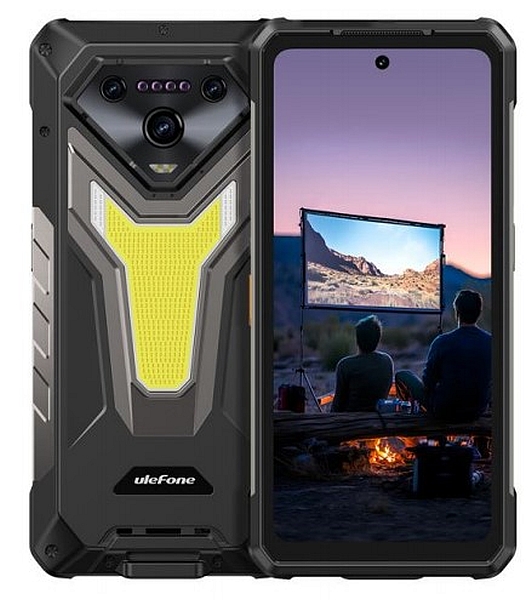 Ulefone Armor 34 Pro Plus 5G 16Gb Ram 512Gb Dual Crni S Projektorom