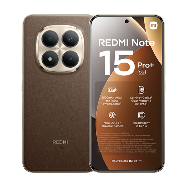 Xiaomi Redmi Note 15 Pro+ Plus 5G 8Gb Ram 256Gb Dual Smeđi