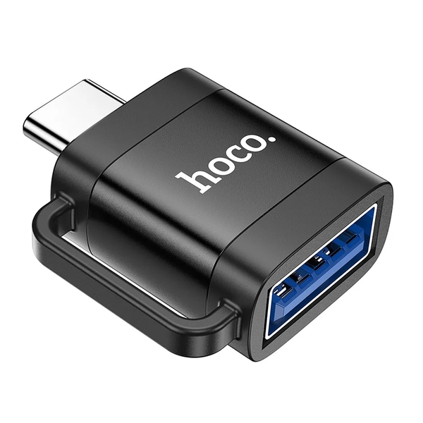 Hoco Adapter Otg Usb C na Usb A 3A UA31C Crni