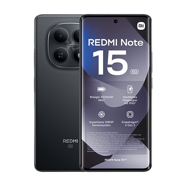 Xiaomi Redmi Note 15 5G 8Gb Ram 256Gb Dual Crni