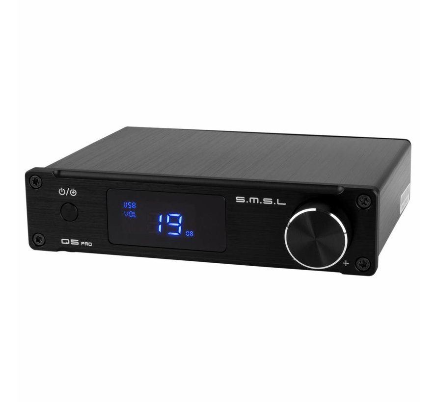 SMSL Q5 PRO 2X45W CLASS D AMPLIFIER WITH DAC - POJAČALO